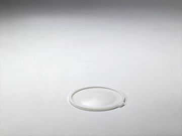 Klemdeksel voor 75 en 110 liter, cilinder, ø525 mm, wit