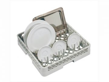 Dishwashing rack for plates 500x500x100 mm