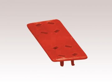 Clip for dishwashing rack, red