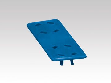 Clip for dishwashing rack, blue