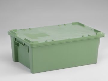 Klemdeksel met haken 600x400 mm groen
