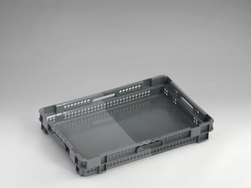 Draaistapelbak hygiëne euronorm, 600x400x90 mm, 17 liter, bodem gesloten