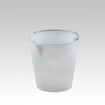 Bucket with spout 15 l. ø280x320 mm white