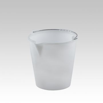 Emmer met schenktuit 15 liter, wit ø280x H=320 mm