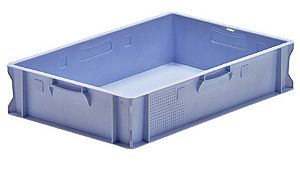 E1 Peformance fish crate 600x400x150 mm, blue
