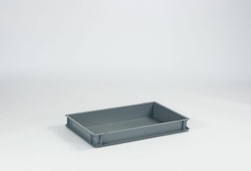 Stapelbak Classic600x400x70 mm met grijprand