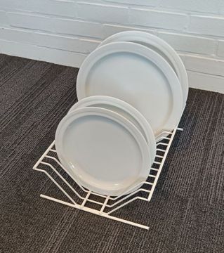 Plate rack for 400x300 mm container suitable for 16 plates