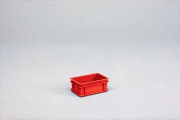 Normbox stackable bin 300x200x120 mm, 5L red Virgin PP