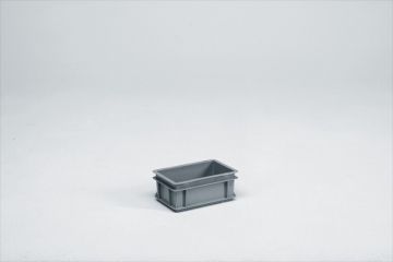 Normbox stackable bin 300x200x120 mm, 5L grey Virgin PP