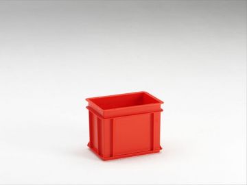 Normbox stackable bin 300x200x220 mm, 9L red Virgin PP