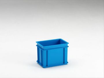 Normbox stackable bin 300x200x220 mm, 9L blue Virgin PP