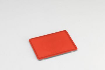 Kunststof scharnierdeksel 400x300 mm rood