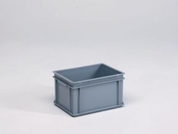 Normbox stackable bin 400x300x220 mm, 20L grey Virgin PP