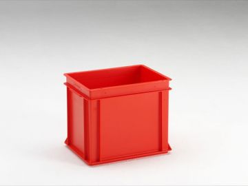 Normbox stackable bin 400x300x325 mm, 30L red Virgin PP
