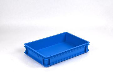 Normbox stackable bin 600x400x120 mm, 20L blue Virgin PP