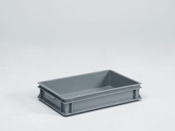 Normbox stackable bin 600x400x120 mm, 20L grey Virgin PP