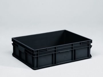 Stackable bin 90 liters 800x600x220mm ESD-safe
