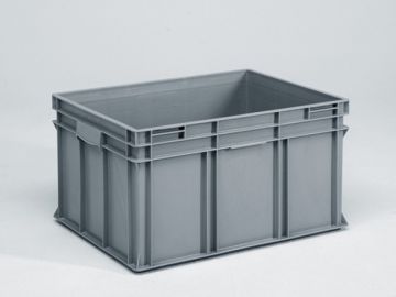 Normbox stackable bin 800x600x425 mm, 175L grey Virgin PP