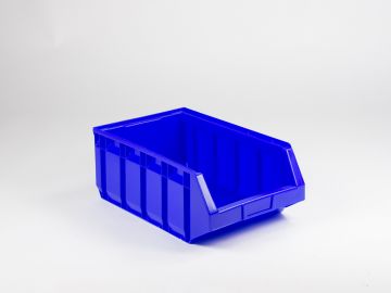 Stapelbare magazijnbak 30,0 liter, 485/440x298x189mm, blauw