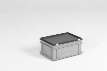 Stacking container 400x300x185 mm, 15L with lid