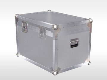 Flightcase met afneembaar deksel 600x400x400 mm