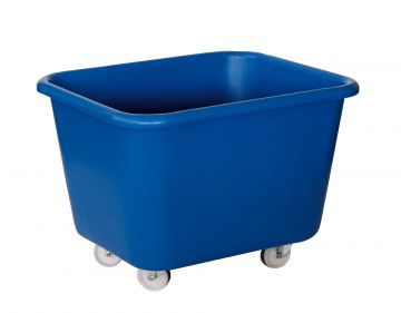 Large volume container on wheels 227 l. on wheels, blue