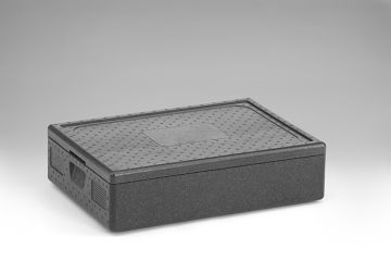 EPP Thermobox, 685x485x180 mm, 32 l. met deksel, zwart