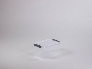 Transparent storage box 6 liter 307x200x143 mm
