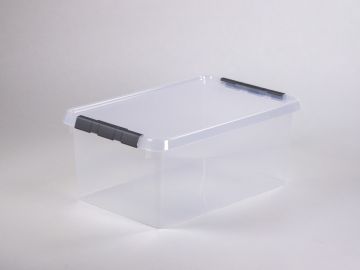 Transparent storage box 45 liter 600x400x260 mm
