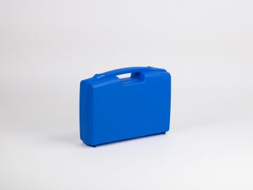 Plastic case 390x295x102 mm, blue