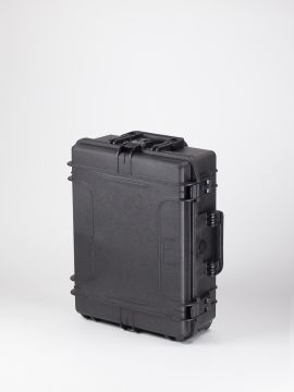 Shockproof waterproof trolley, 604x473x225 mm, black, incl. block foam