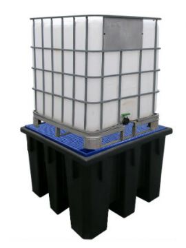 Spill containment pallet 1100 l. for 1 IBC