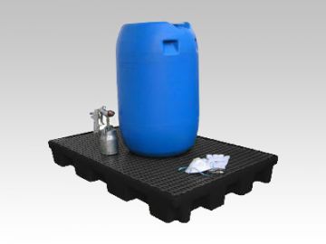 Spill containment deck 120 l. 1270x825x150 mm PE-R