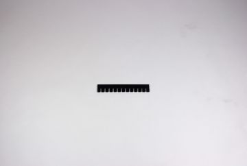 Vakverdelingsstrip 255x40x5 mm, zwart