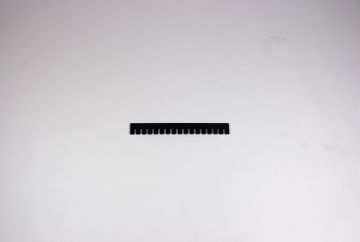 Vakverdelingsstrip 355x40x5 mm, zwart