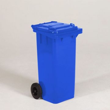 Wheelie bin 120L, 480x550x940 mm, blue