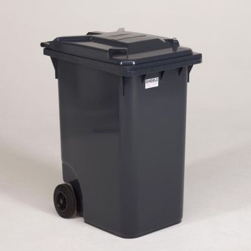 Wheelie bin 360L, 600x890x1100 mm, grey