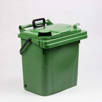 Kunststof bak met hengsel, groen