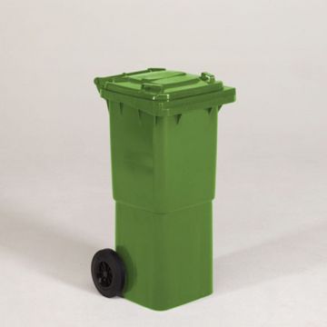 2-Wiel container 60 liter met deksel groen