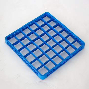 Extension for dishwashing rack with 36 compartments ø74 mm, 500x500x40 mm