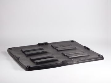 Plastic pallet box lid for type P1400