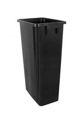 Waste bin 80 L 460x320x762 mm without lid black