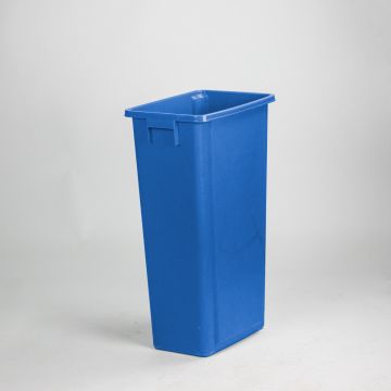 Afvalbak 460x320x762 mm 80 liter, zonder deksel blauw