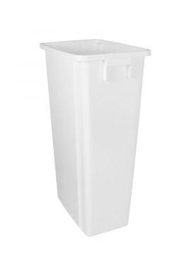 Waste bin 80 L 460x320x762 mm without lid white