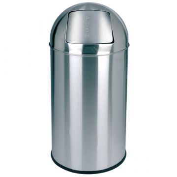 RVS Pushbin ø350x740 mm, 40 liter, spiegelend