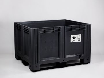 Accu-Palletbox 610 liter, 1200x1000x760 mm met UN-2794 keur