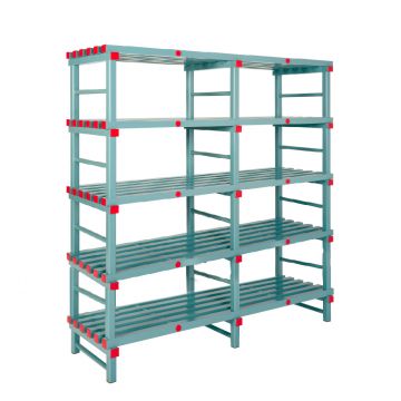 Plastic Shelving 150x50x177 cm with 5 shelves