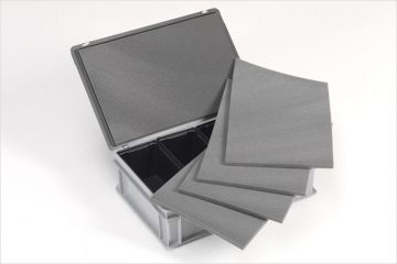 Foam set 255x155 mm dark grey for bin 300x200 mm