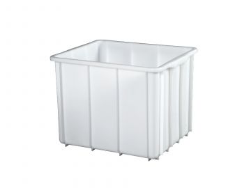 Stackable hygiene bin 600x500x445 mm 100L white