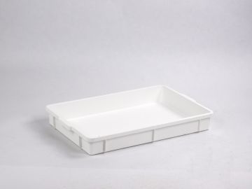 Hygiëne stapelbak 650x427x83 mm wit 19 liter